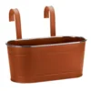 12in Fence And Balcony Hanging Planter - Terracotta 2 12in Fence And Balcony Hanging Planter - Terracotta -Garden Tool Store 13975364 1635009221809267