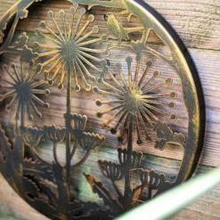 Allium Garden Wall Art 35cm - Antique Bronze 9 Allium Garden Wall Art 35cm - Antique Bronze -Garden Tool Store 13981005 2145005835220258