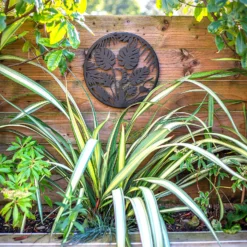 Jungle Leaf Garden Wall Art 35cm - Black 10 Jungle Leaf Garden Wall Art 35cm - Black -Garden Tool Store 13981006 3475005835433276