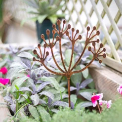 Floral Bronze Ground Stakes - 45cm (Assorted Designs) -Garden Tool Store 13981009 1585005324668678