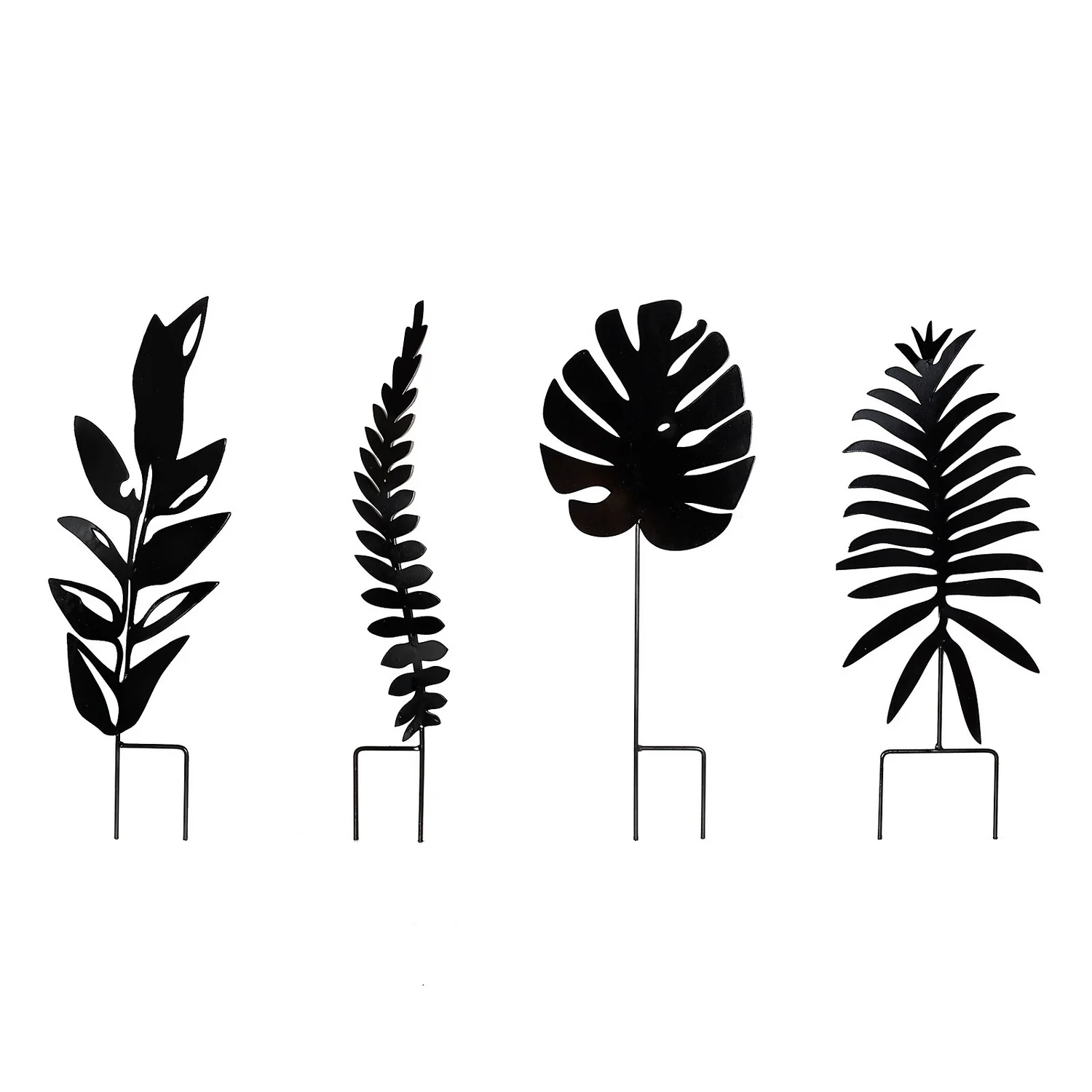 Jungle Black Ground Stakes - 45cm (Assorted Designs) 3 Jungle Black Ground Stakes - 45cm (Assorted Designs)