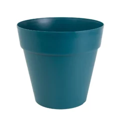 Soho Contemporary Plastic Blue Pot - 21cm