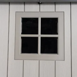 Lifetime 7x7ft Outdoor Storage Shed - Rough-Cut Grey -Garden Tool Store 13997403 9135000055053532