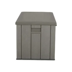 LIFETIME 568L Outdoor Storage Deck Box - Rough-Cut Brown -Garden Tool Store 13997406 1294999835439924