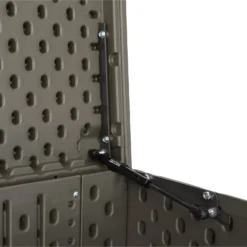 LIFETIME 568L Outdoor Storage Deck Box - Rough-Cut Brown -Garden Tool Store 13997406 1734999835560131