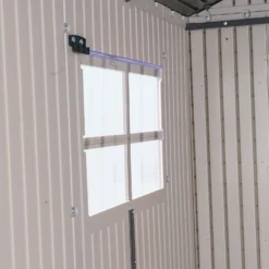 Lifetime 7x7ft Outdoor Storage Shed - Beige -Garden Tool Store 13997407 1124999834936641