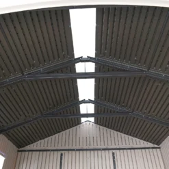 Lifetime 7x7ft Outdoor Storage Shed - Beige -Garden Tool Store 13997407 2144999834894551