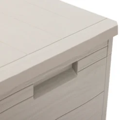 Toomax Garden Storage Box 160L - Warm Grey -Garden Tool Store 13997480 1615004537223047