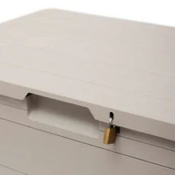 Toomax Garden Storage Box 160L - Warm Grey -Garden Tool Store 13997480 2055004537198711