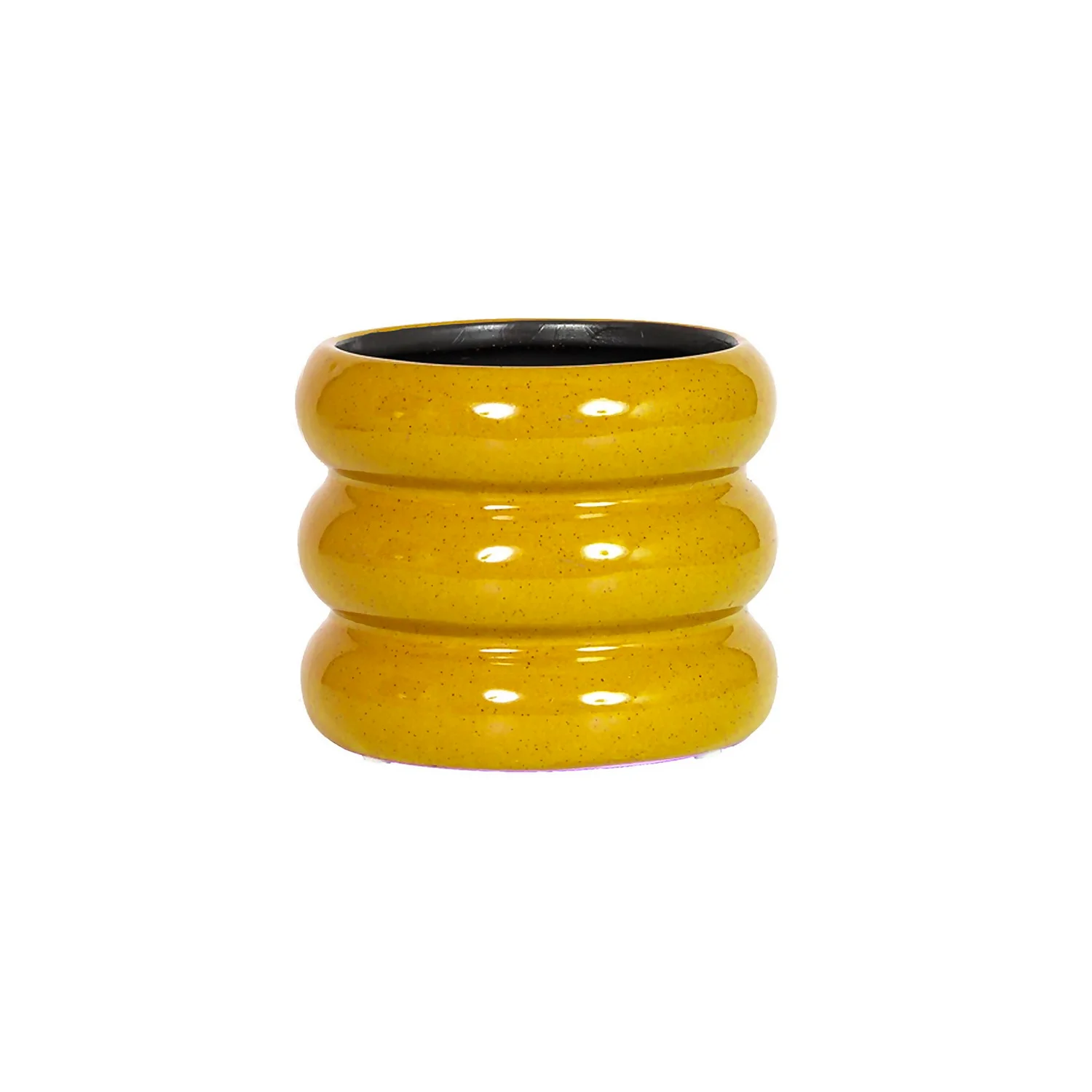 Ribbed Indoor Plant Pot - 11cm 6 Ribbed Indoor Plant Pot - 11cm - Image 4