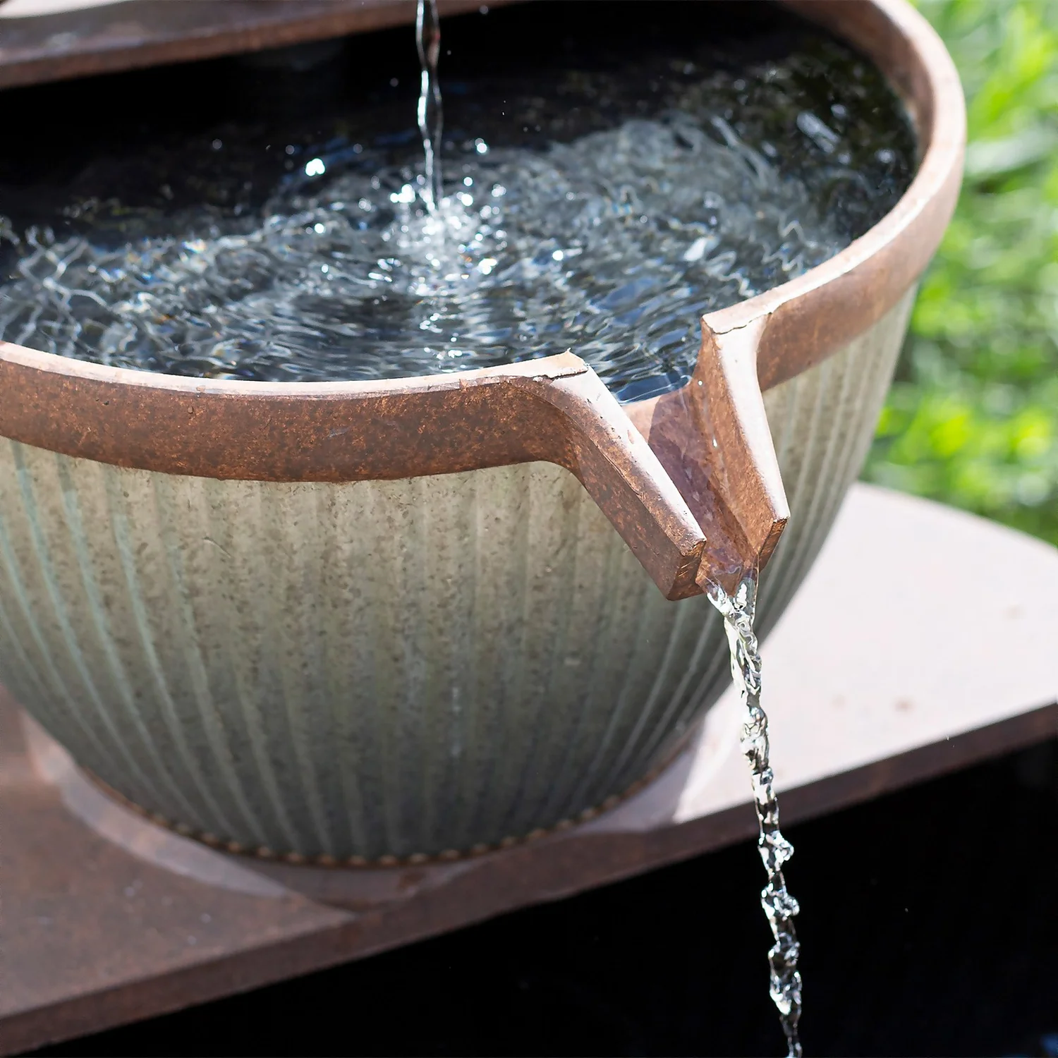 Stylish Fountain Irondale Pours Water Feature 11 Stylish Fountain Irondale Pours Water Feature - Image 9