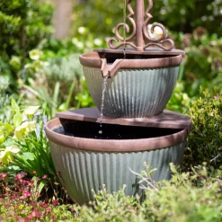 Stylish Fountain Irondale Pours Water Feature 19 Stylish Fountain Irondale Pours Water Feature -Garden Tool Store 14519355 1765050878719931