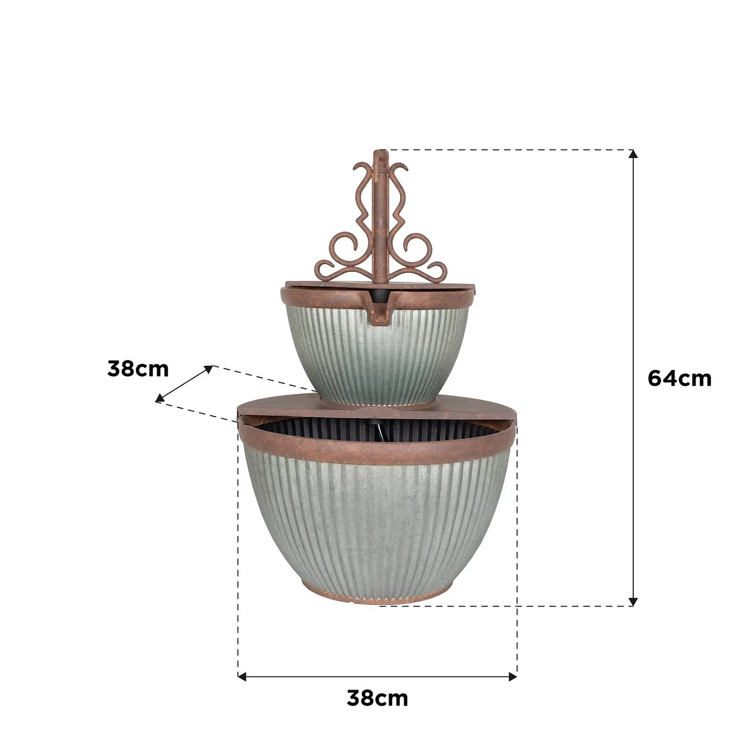 Stylish Fountain Irondale Pours Water Feature 12 Stylish Fountain Irondale Pours Water Feature - Image 10