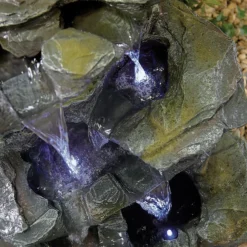 Stylish Fountain Como Springs Water Feature With LEDs -Garden Tool Store 14519356 1055047822702482