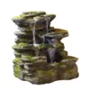Stylish Fountain Como Springs Water Feature With LEDs -Garden Tool Store 14519356 2375047822497018