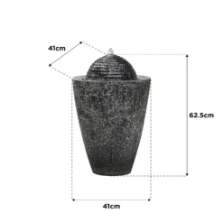 Stylish Fountain Dappled Column Water Feature -Garden Tool Store 14519357 6755047822651407