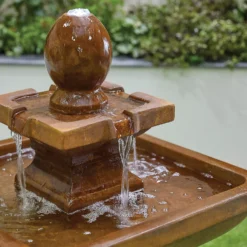 Stylish Fountain Odyssey Water Feature With LEDs -Garden Tool Store 14519360 1175047822575486